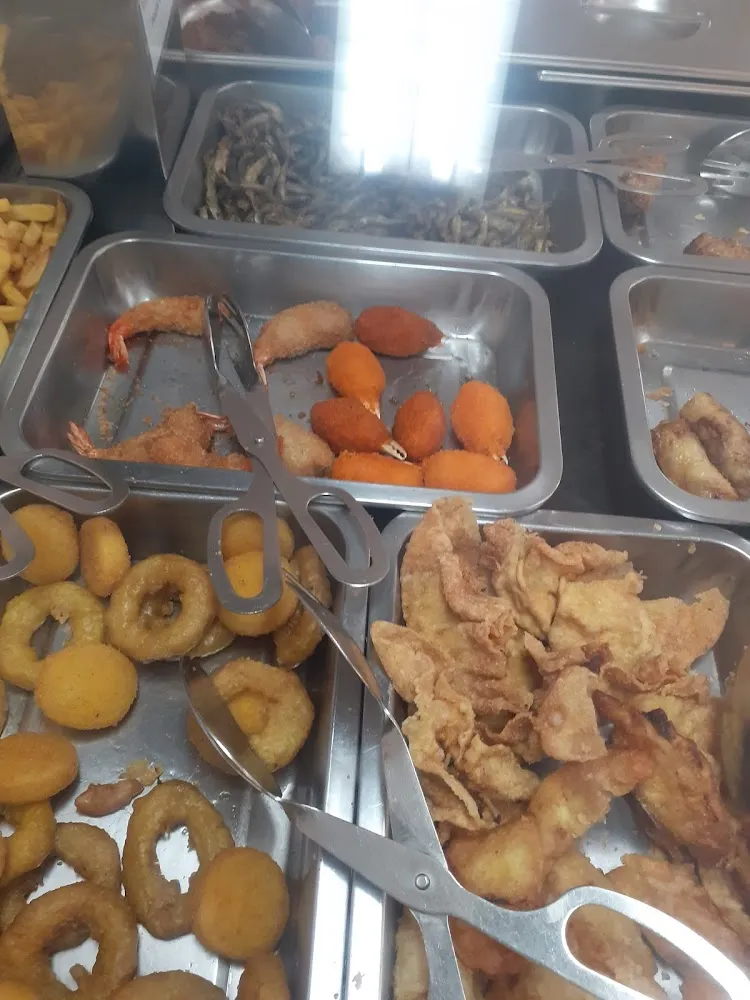 Assortiment Frite Beignets de Crabe