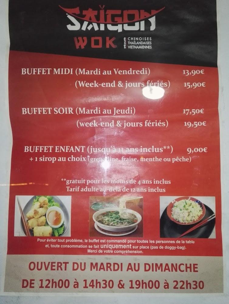 Saigon Wok - Menu Image 1